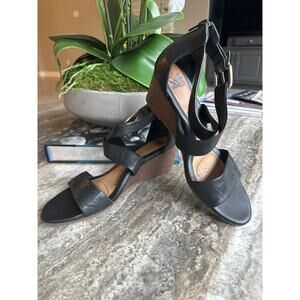 Mauldin Wedge Sandal (Women) Söfft Size 10 Black Nordstrom